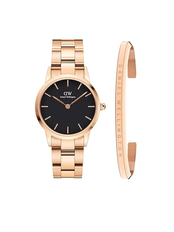 DW - Iconic Link Black + Classic Bracelet
